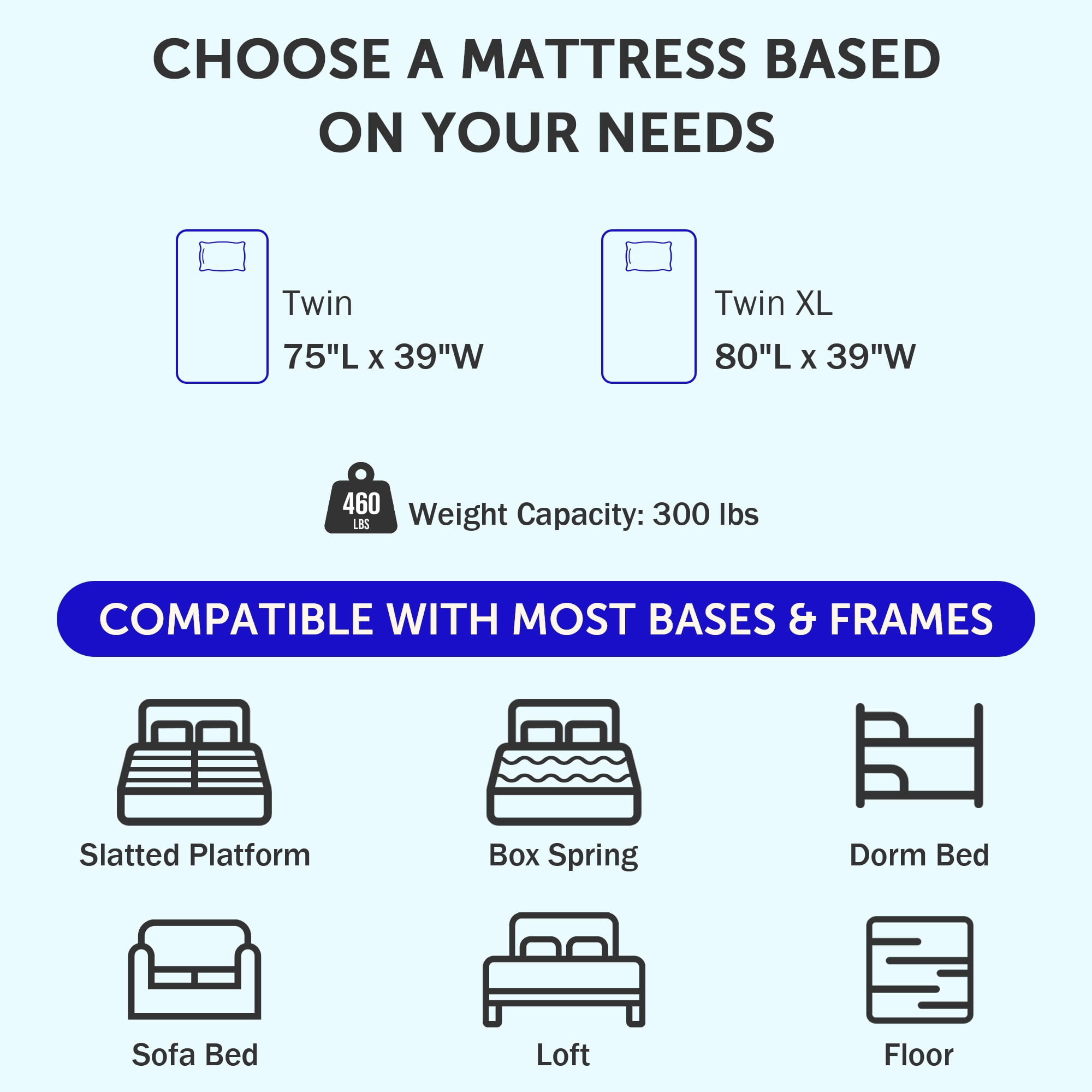 Twin Mattress, Holaki 6" Memory Foam and Spring Hybrid Mattress in a Box, Cool Individual Pocket Spring Mattress with Medium Soft, Breathable Fabric & Adaptive Support, CertiPUR-US