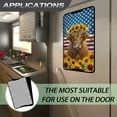 thumbnail image 6 of Yuyamidu Highland Cow RV Door Window Shade Sunflower Privacy Screen Window Cover Universal Camper Trailer Blackout Window Cover, American Flag RV Skylight Cover, 6 of 7
