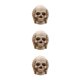 thumbnail image 1 of Naiovety Decoración de fiesta blanca debe tener luces de calavera brillantes de Halloween exquisita decoración de fiesta de resina no escuchar Type1 NO1, 1 of 6