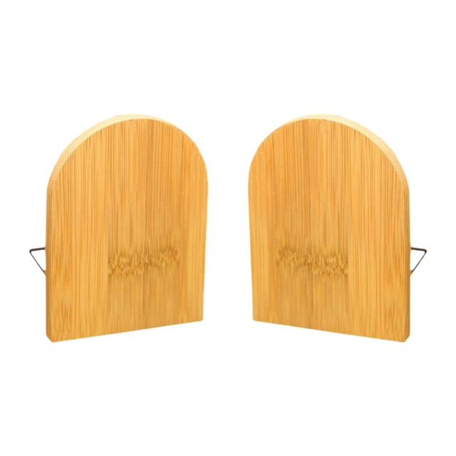 Bookends decorativos titulares de libros bambú de madera decoración del hogar organización eficiente stopers book fines para sala de estar guarderías M
