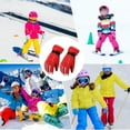 thumbnail image 2 of Guantes de nieve Femenina Simple Winter Keeping Accessory Accesorio Supuesto Fuera de deporte Termal Termal Calentador para al aire libre 1 par Inevent HA059842-01B, 2 of 6