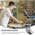thumbnail image 3 of FUTUREORYY Premium Plated Silver Screen Printing Hinge Clamp for Secure Screen Frame Attachment and Decoration, 3 of 4