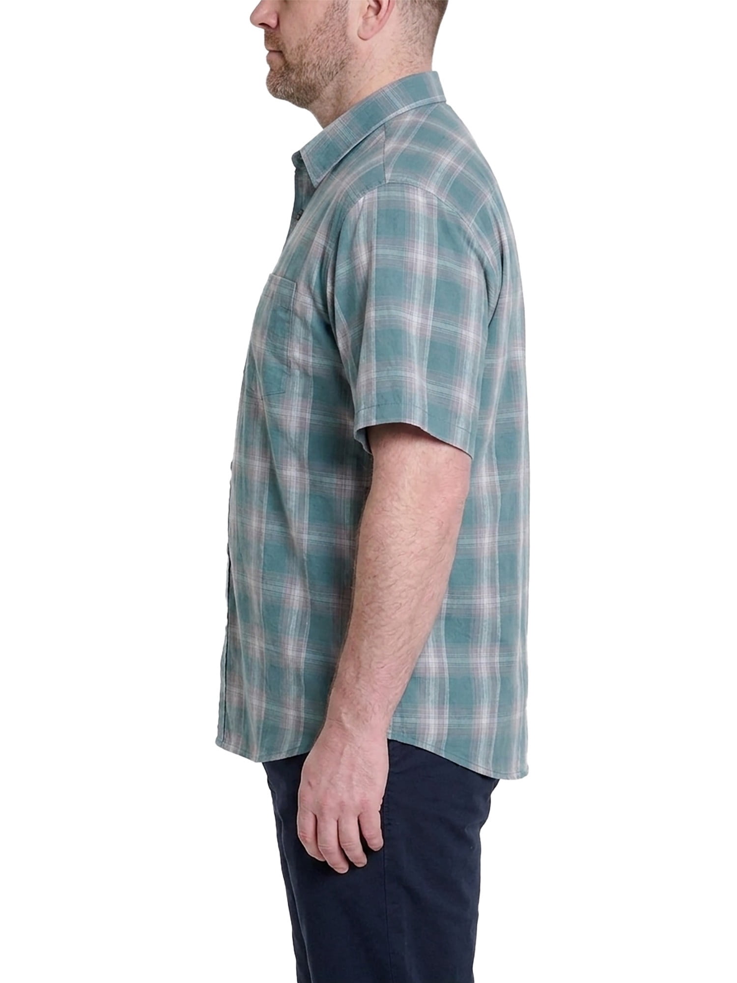 Wrangler Men's Big and Tall Plaid Shirts ,Big size up to 6XL and Tall size up to 5XT
