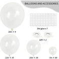 thumbnail image 2 of 129pcs Clear Balloons Different Sizes 18 12 10 5 Inches for Garland Arch, Transparent Balloon for Birthday Baby Shower Wedding Party Decoration, 2 of 14
