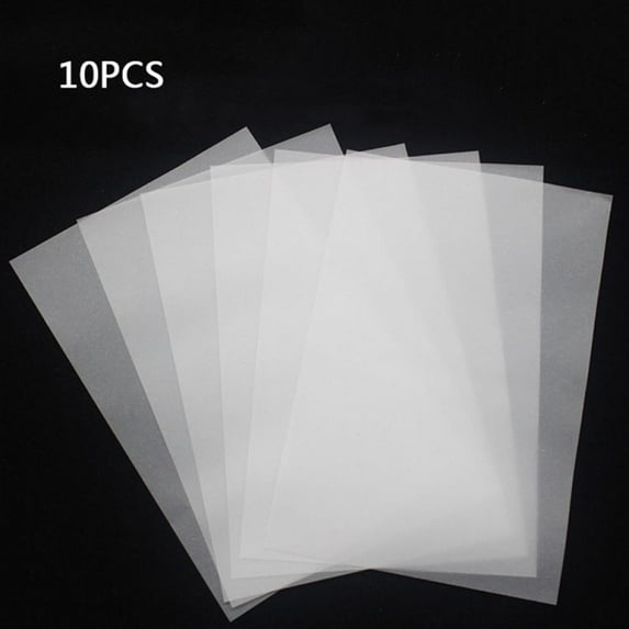 Angmile 10pcs Transfer Paper,Tracing Paper Copy Paper Carbon Water-Soluble Transfer Paper for Transfer Pattern on Fabric,Wood,Cross Stitch Cloth,Paper, Hand Painting