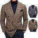 thumbnail image 3 of Abrigo de traje para hombre, chaqueta de traje para hombre, chaqueta de traje con solapa para hombre, abrigo de negocios ajustado para hombre, chaqueta de traje para hombre, salida de alta intensidad, 3 of 5