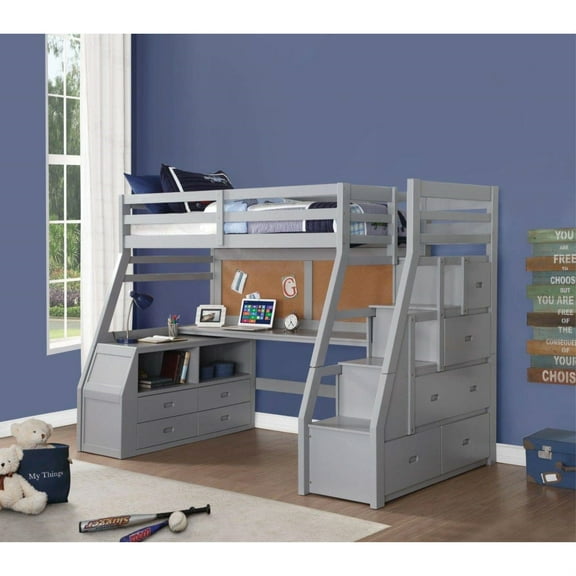 Ergode Loft Bed w/Storage Ladder