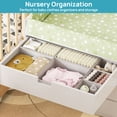 thumbnail image 6 of Sindcom 10 Pack Drawer Organizer for Clothes, Dresser Drawer Organizer, Cabinet Organizer,Gray, 6 of 9