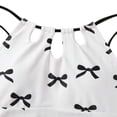 thumbnail image 3 of YunPes Girls Swimsiut One Piece Bathing Suit with Mesh Cover Up Skirt Adjustable Straps Cut Out Swimwear Cute Bow Graphic Beachwear, 3 of 8
