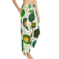 thumbnail image 2 of Fotbe Green Avocado Women's Pajama Pants,Sleepwear Pants,Pj Bottoms Drawstring And Pockets-Large, 2 of 9