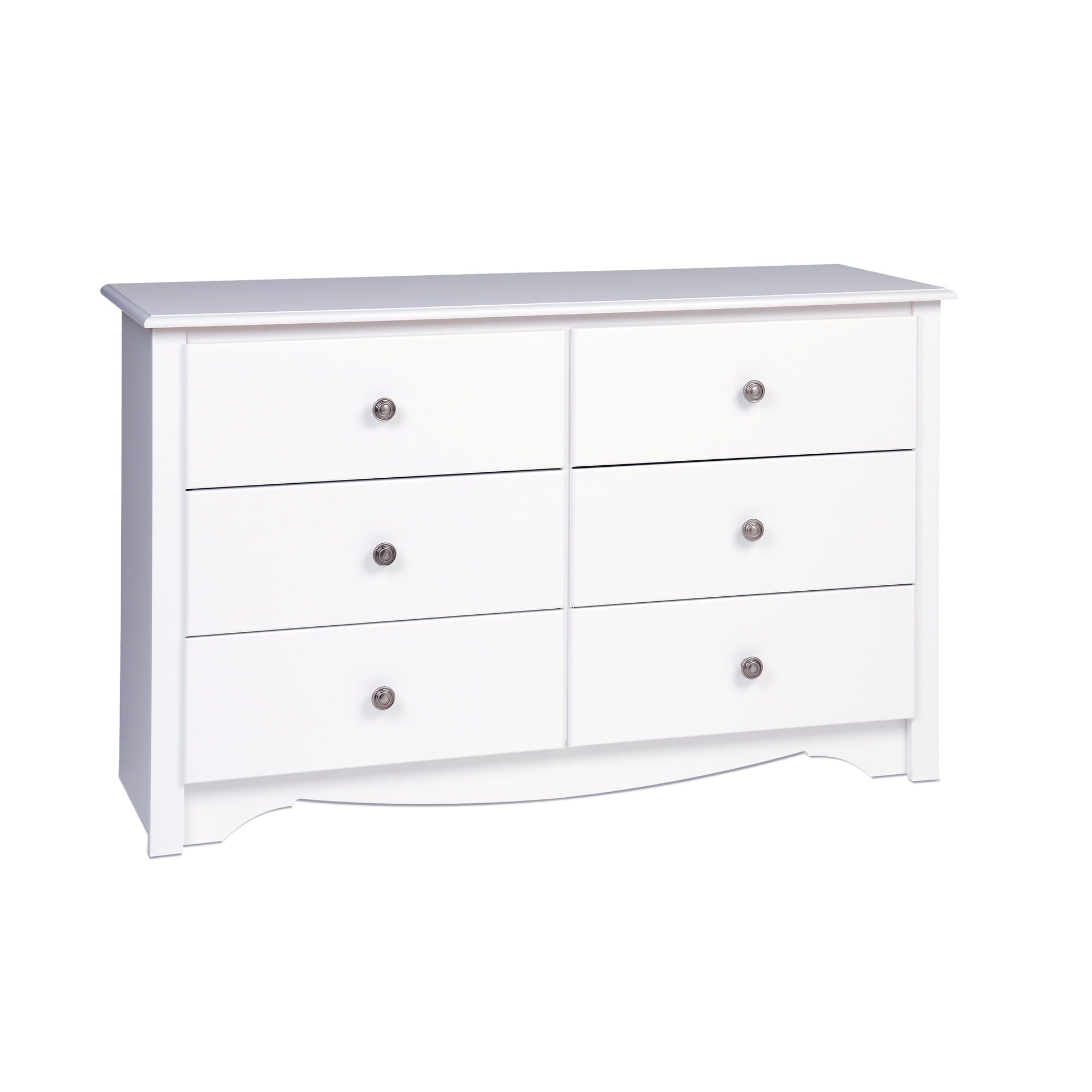 South Shore 10105 Step One 6-Drawer Double Dresser Soft Gray NEW 
