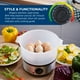 thumbnail image 3 of Vaporera Eléctrica Compacta Mini para Alimentos y Verduras Elite Gourmet EST250 2.5L, 3 of 7