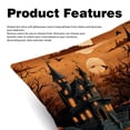 thumbnail image 2 of Halloween Castle Inserts - Set of 2 Bed Pillow Inserts with Unique Patterns - Available in Sizes 16x16, 18x18, 20x20 Inches for Throw Pillow Covers - Great for Any Occasion!, 2 of 6