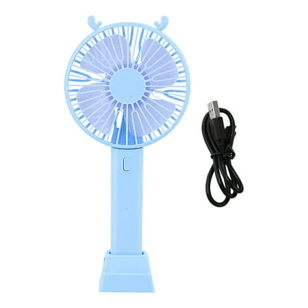 

Qinghai Student Fan 3 Speeds Strong Wind Deer Horn Design Pocket Size Handy Fan for School