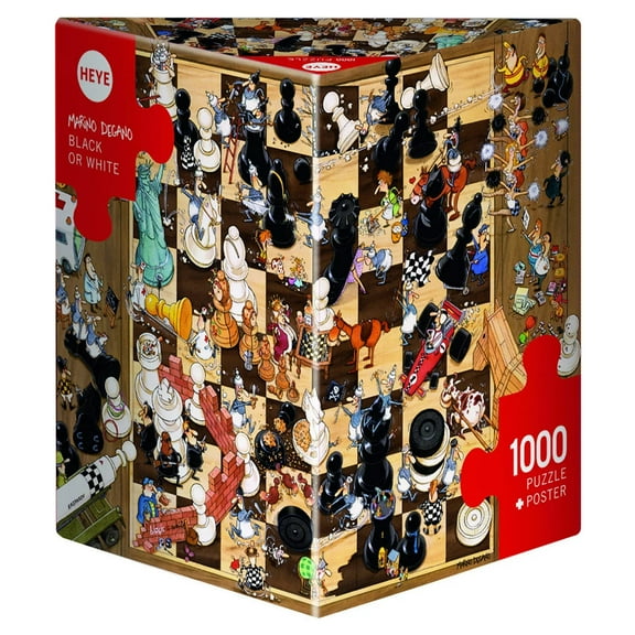 Heye : Puzzle 1000 pcs Black or White