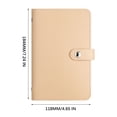 thumbnail image 3 of Faux Leather Money Organizer Storage Book for Cash Bills Home Office Travel Use 1 Count, 3 of 5