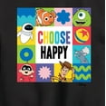 thumbnail image 3 of Disney - Choose Happy Grid - Toddler & Youth Crewneck Fleece Sweatshirt, 3 of 5