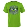 thumbnail image 2 of Preschool Neon Green/College Navy Seattle Seahawks Game Day T-Shirt Combo Set, 2 of 3