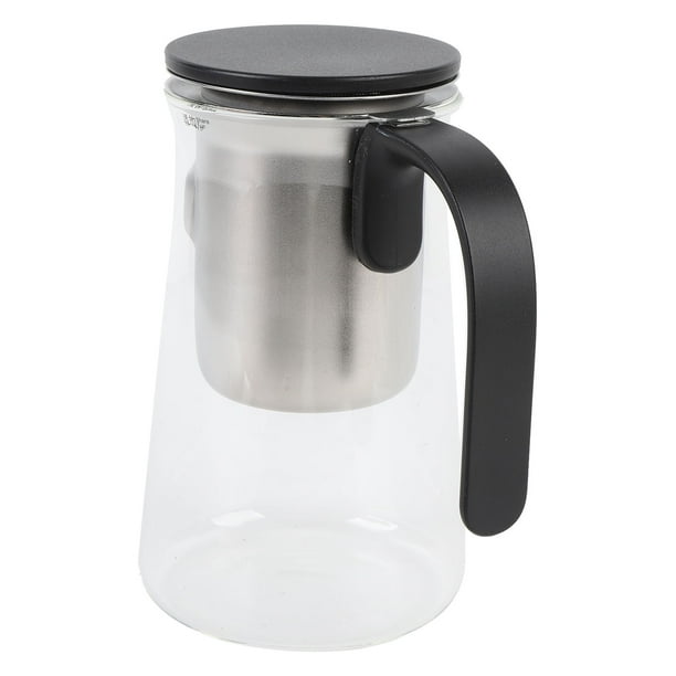 Té de Té, Separación de Agua Tea de Té Prensa de Vidrio Anti Fugas Pout para Té Floreciente