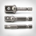 thumbnail image 5 of 3-Piece Hex Nut Adapter Socket Adapter Hexagonal Nut Driver Socket Adapter 1/4", 1/2", 3/8, 5 of 5