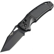 Hogue Sig K320 AXG Pro Folding Knife, 3.5in, Black Cerekote Finish, CPM-S30V, Tanto, Black Handle, 6061-T6 Hard-Anodized Aluminum Handle