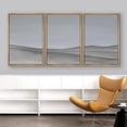 thumbnail image 3 of IDEA4WALL Framed Canvas Print Wall Art Set Pastel Watercolor Minimal Mountain Landscape Nature Abstract Art Contemporary Decorative for Living Room, Bedroom, Office - 16"x24"x3 Natural, 3 of 5