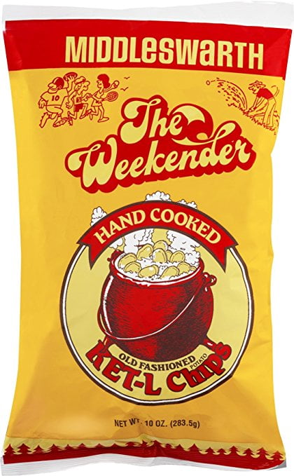 Middleswarth Hand Cooked Old Fashioned KET-L Potato Chips The Weekender (3 Bags)