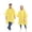 Yellow, variant on JHyouerji EVA Rain Poncho,White Thick Reusable Non Disposable Raincoat with Adjustable Drawstring Hood,Portable Waterproof Cloak for Cycling Hiking Camping Outdoor Travel