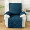 thumbnail image 3 of UPONRAY Waterproof Recliner Chair Cover, Non-Slip & Washable Furniture Protectors Recliner Cover for Kids Pet Dog(28 Inch,Berlin Blue), 3 of 7