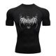 thumbnail image 1 of Camiseta de compresión Y2K para hombre, camiseta deportiva con esqueleto para gimnasio y correr, camisetas Rashgard, camiseta de manga corta de secado rápido para hombre, 1 of 5