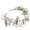 Rose Pink, variant on Flower Crown Headband, Artificial Rose Floral Headpiece, Adjustable Fairy Flower Headband for Women Girls Renaissance Birthday Bride Wedding Festivals Party Hair Accessories