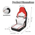 thumbnail image 6 of FUIALDOLG Polyester Front Car Seat Covers for Auto, Washable Stretchy Driver Seats Protector Cushion, England Geometric Print Set of 2 for SUV Cars, 6 of 12