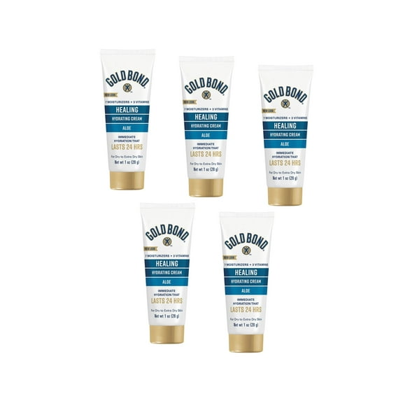 5 Pack Gold Bond Ultimate Ultimate Healing Lotion Aloe 1oz Each