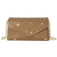 thumbnail image 2 of Enveloppe Pochette Chaîne Partie Dîner Sac PU Mode Embellis Sac à Main de Fête, 2 of 10
