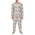 thumbnail image 3 of Lsque Horse Pattern Long Sleeve Pajama Set for Men - Soft 2-Piece Sleepwear and Loungewear Set with Pockets, Comfy Nightwear-Medium, 3 of 7