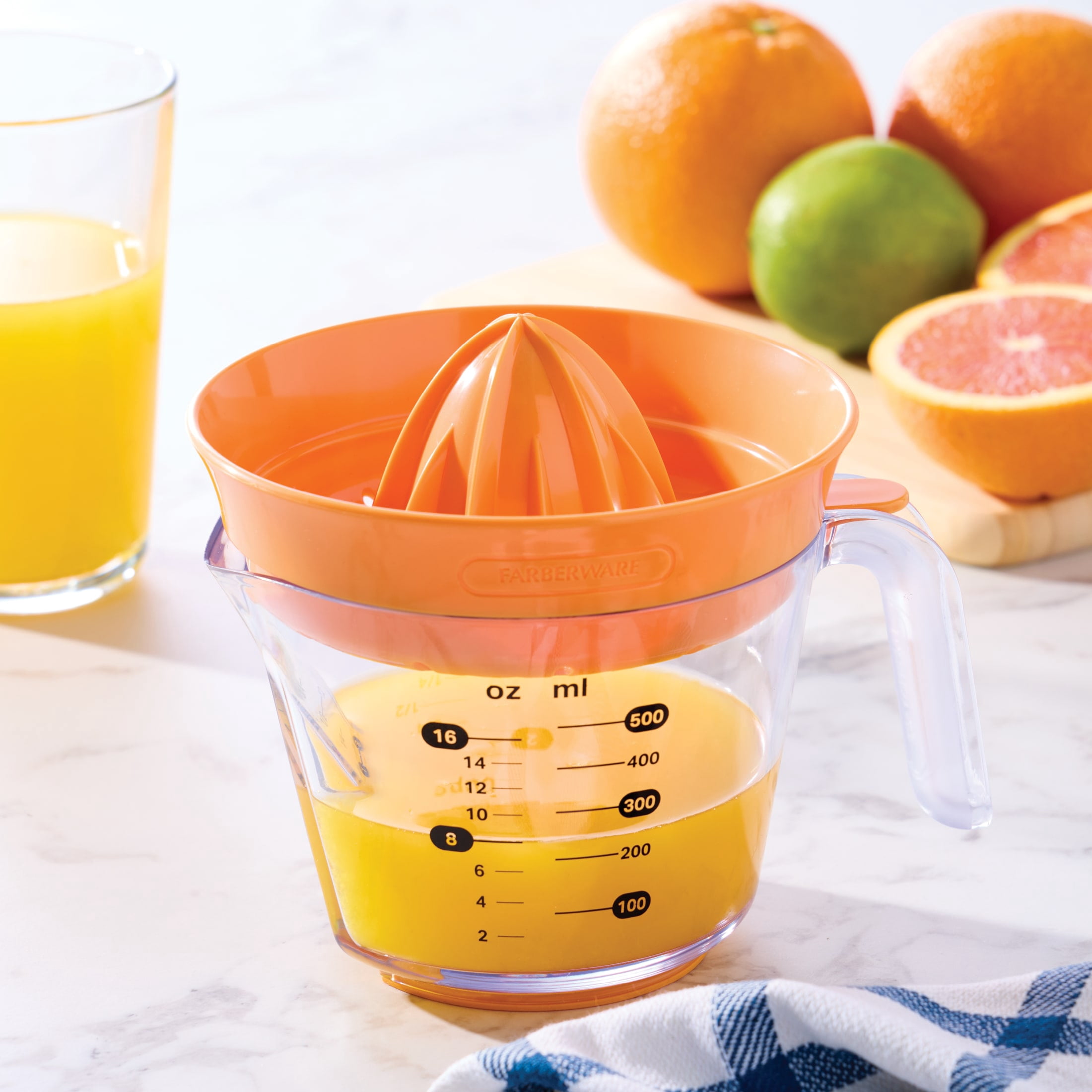 Farberware Professional 2 Cup Citrus Juicer with Easy Read Design