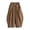 Coffee, variant on Girls Cotton Wide Leg Harem Pants Elastic Waist Baggy Palazzo Pants Casual Balloon Trousers with Pockets, Size 1-2 Years, Beige