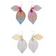 thumbnail image 5 of Joyería de moda para mujer Pendientes Forma de hoja Filigrana coloreada Fiesta Reina Prop mezclado Sunnimix pendiente de moda, 5 of 8