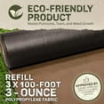 thumbnail image 3 of DeWitt 2-Pack Weed-Barrier Pro Brown 3 oz Heavy-Duty Landscape Fabric, 3 x 100 Feet, 3 of 11