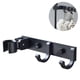 thumbnail image 1 of Soporte de cabezal de ducha de mano con 2 ganchos para colgar, soporte de cabezal de ducha ajustable, soporte de pared de soporte de varilla de ducha universal Xemadio 220973-2, 1 of 9