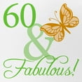 thumbnail image 2 of CafePress - 60 & Fabulous Birthday - Adjustable Unisex Printed Trucker Hat with Mesh Back, 2 of 8