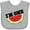 AC-Heather Grey, variant on Inktastic I'm One 1st Birthday Watermelon Boys or Girls Baby Bib
