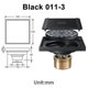 thumbnail image 2 of Floor Drain Black Square Floor Drain Brass 4 Inch Shower Drain Anti Odor Shower Drain For Toilet Bathroom Kitchen Banmo, 2 of 2