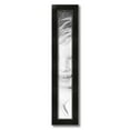 thumbnail image 2 of ArtToFrames 4" x 28" Honors Black with Silver Picture Frame, 4x28 inch Black Wood Poster Frame (WOM-5157),  Pack, 2 of 7