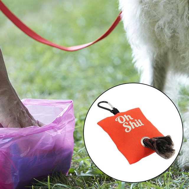 Bolsa De Caca Wdftyju Dispensador De Basura Para Mascotas Organizador Rojo Libre De BPA