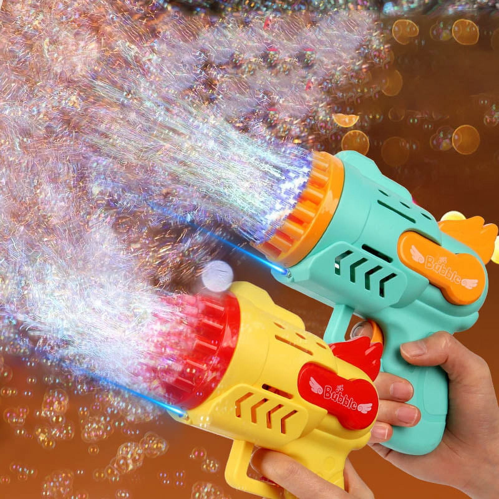 Colorful Bubble Gun With Rich Bubbles - Automatic Soap Rocket Bubble Maker  For Little Boys And Girls - Perfect For Parties, Weddings, And Summer  Outdoor Fun - Temu