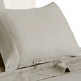 thumbnail image 3 of Benjara Mesa 1200 Thread Count Double Hole Hem 6 Piece King Sheet Set, Taupe By The Urban Port, 3 of 3