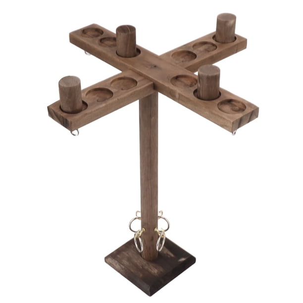 JUEGO DE LANZAMENTO DE ANILLO DE ANILLO, Técnicas de Lanzamiento Tradicionales Fáciles de Armar el Gancho y El Juego de Anillo para Acampar