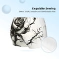 thumbnail image 2 of Rocae Black And White Rose for Girls' Cotton Boxer Briefs, Soft Mid-rise Panties-Small, 2 of 5