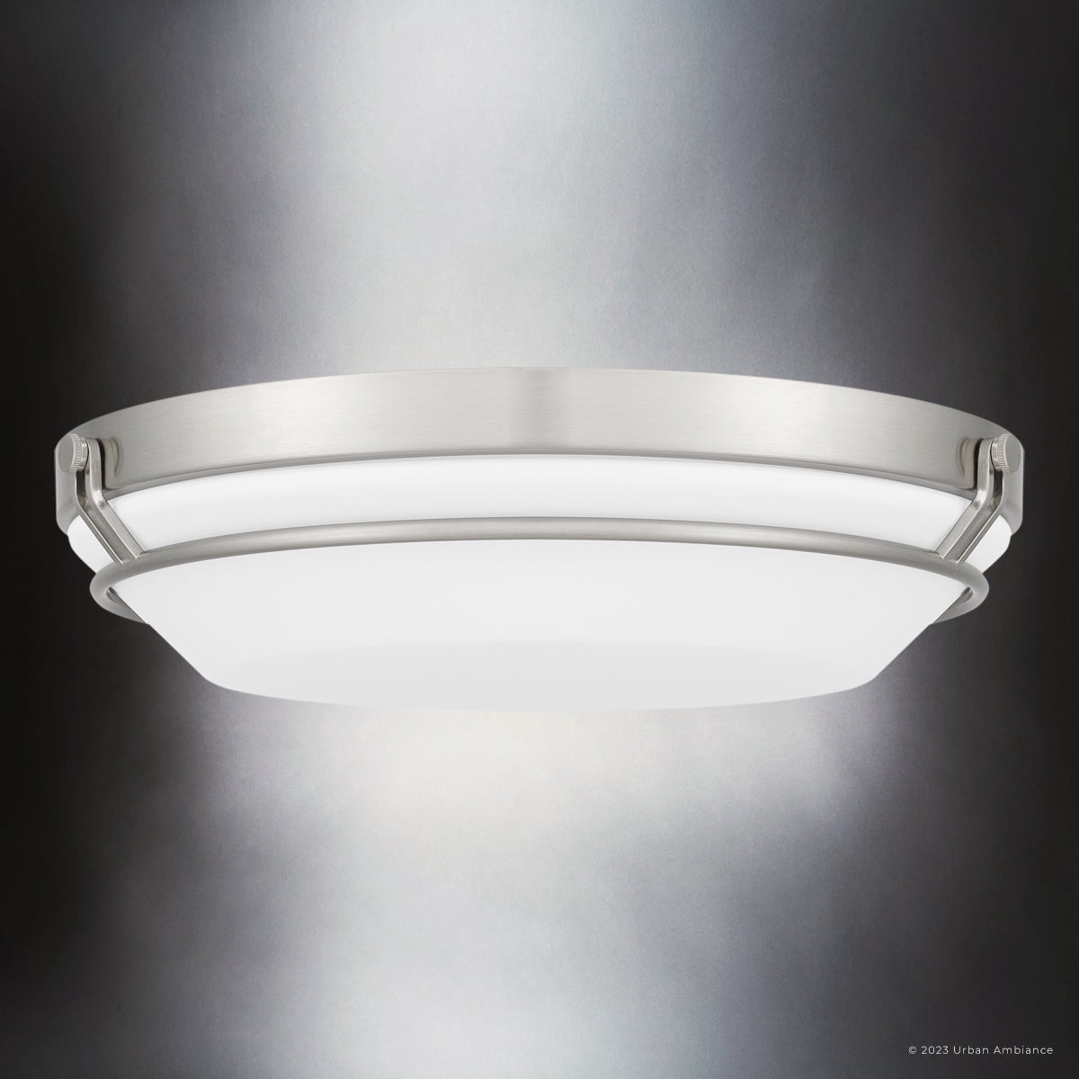 Luxury Minimalist Ceiling Light, Brushed Nickel, UQL4701